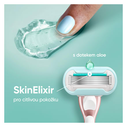 náhradní holicí hlavice Pro Smooth Sensitive + pouzdro Gillette Venus