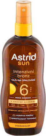 sun olej na opalování ve spreji SPF6 Astrid