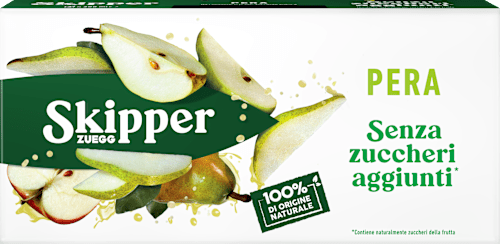 Succhi in brick alla pera senza zucchero Skipper ZUEGG