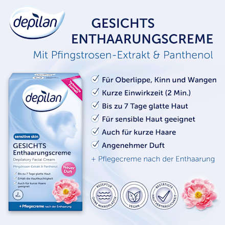 Enthaarungscreme sensitive skin depilan