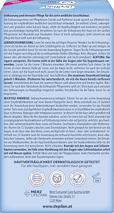 Enthaarungscreme sensitive skin depilan