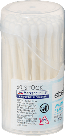 Wattestäbchen sortiert Reisegröße ebelin