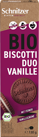 Doppelkekse Kakao mit Vanillecreme Glutenfrei Schnitzer