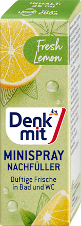 Duftspray Mini Nachfüller Fresh Lemon Denkmit