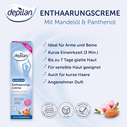 Enthaarungscreme sensitive skin depilan