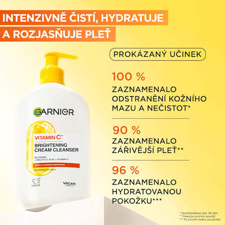 čisticí pleťový krém s vitamínem C GARNIER SKIN NATURALS