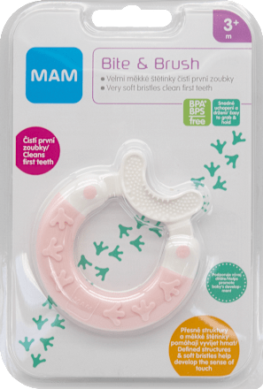 kousátko Bite & Brush, růžové mam