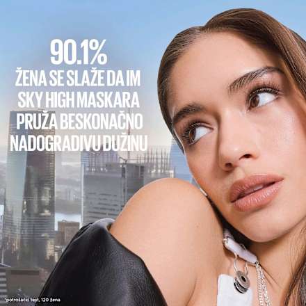 Lash Sensational Sky High maskara – 01 Very Black MAYBELLINE NEW YORK