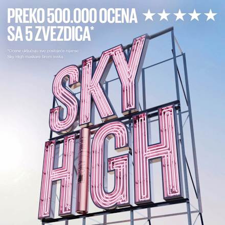 Lash Sensational Sky High maskara – True Brown MAYBELLINE NEW YORK