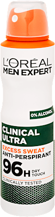 Pánsky antiperspirant v spreji Clinical Ultra 96h L'ORÉAL PARiS MEN EXPERT