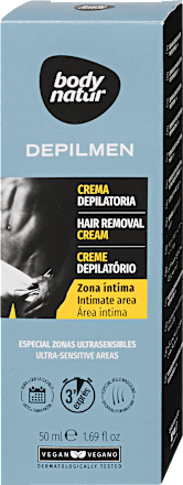 Férfi intim szőrtelenítő krém body natur