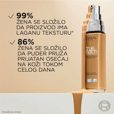 true match tečni puder – 1.5.N Linen L'ORÉAL PARiS