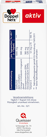 Omega-3 Seefischöl 1000 Kapseln 80 St Doppelherz