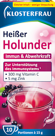 Heißer Holunder Heißgetränk Beutel 10 St. Klosterfrau