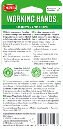 Handcreme Working Hands, sehr trockene Haut O'Keeffe's