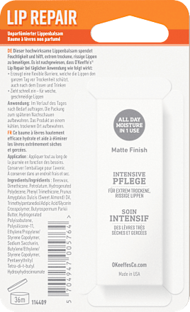 Lippenpflege Lip Repair parfümfrei O'Keeffe's