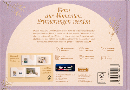 Momentebuch Neutral Paradies