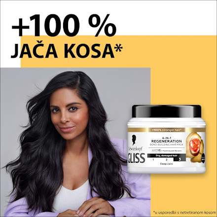 Regeneration maska za kosu 4-in-1 Schwarzkopf GLISS