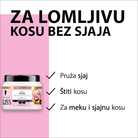 Shine maska za kosu Schwarzkopf GLISS