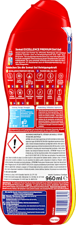 Spülmaschinen-Reiniger Excellence 5in1 Gel Power & Perls 60 Spülgänge Somat