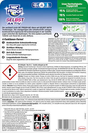 WC-Stein Blau Selbst Aktiv Chlor WC-Frisch