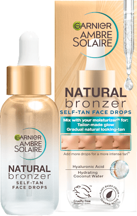 Natural Bronzer Self-tan serum za samotamnjenje lica Garnier Ambre Solaire
