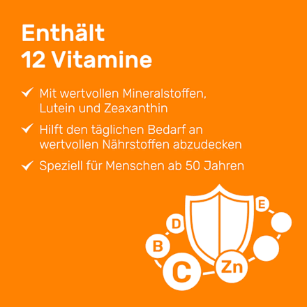 EUNOVA Multivitamin Langzeit 50+, Kapseln 120 St EUNOVA