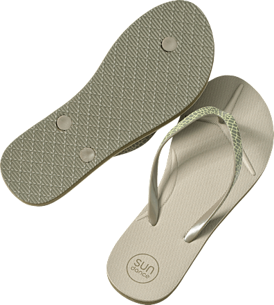 Zehentrenner Damen Animal Stripe (1 Paar) SUNDANCE