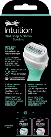 Rasierer 2in1 Intuition Soap & Shave Sensitive  WILKINSON SWORD