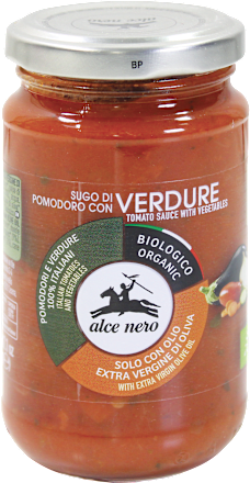 Sugo di pomodoro e verdure BIO alce nero