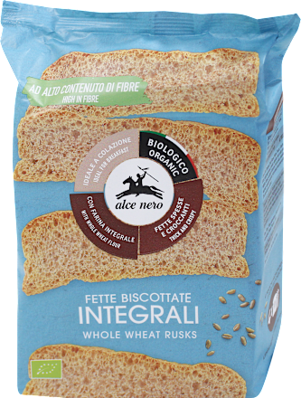 Fette biscottate integrali BIO alce nero