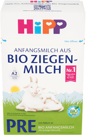 BIO počáteční mléčná kojenecká výživa 1 kozí 0m HiPP