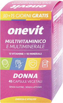 Multivitaminico e multiminerale donna onevit