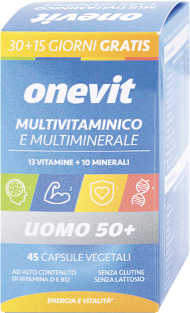 Multivitaminico e multiminerale uomo 50+ onevit