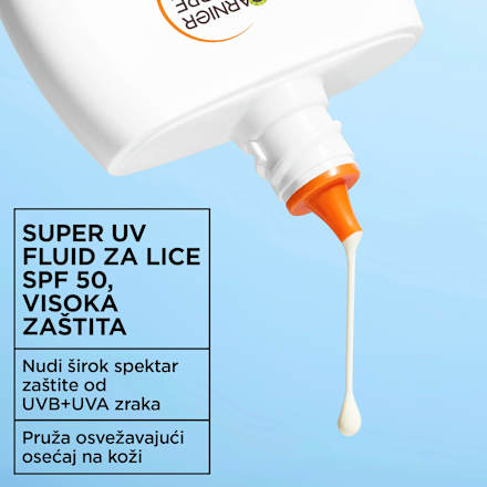 super uv fluid za lice - SPF 50 GARNIER AMBRE SOLAIRE