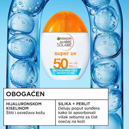 super uv fluid za lice - SPF 50 GARNIER AMBRE SOLAIRE
