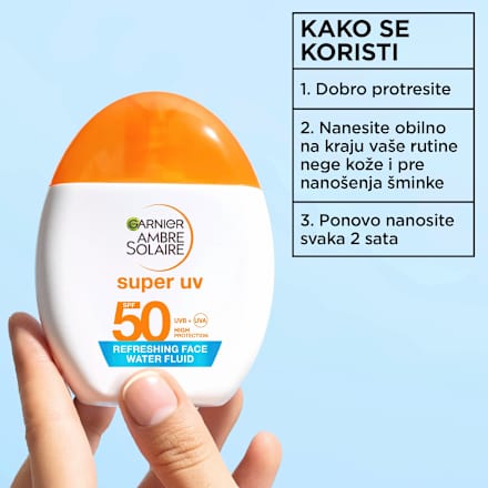 super uv fluid za lice - SPF 50 GARNIER AMBRE SOLAIRE