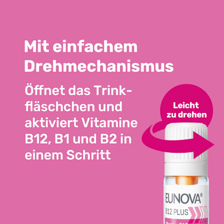 Eunova B12 Plus Trinkfläschchen (30x 8 ml) EUNOVA