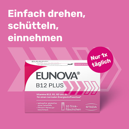 Eunova B12 Plus Trinkfläschchen (30x 8 ml) EUNOVA