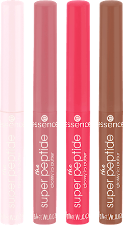 Geschenkset The Super Peptide Glossy Lip Butter 4tlg essence