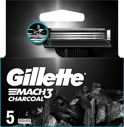 Wkłady do maszynki MACH3 Charcoal Gillette