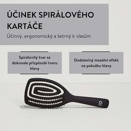 spirálový kartáč s hedvábným proteinem PARSA BEAUTY