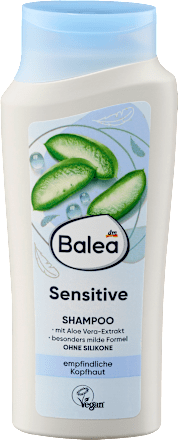 Szenzitív sampon érzékeny fejbőrre, aloe vera-kivonattal Balea