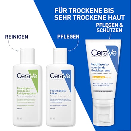 CeraVe Feuchtigkeitslotion Für trockene bis sehr trockene Haut CeraVe