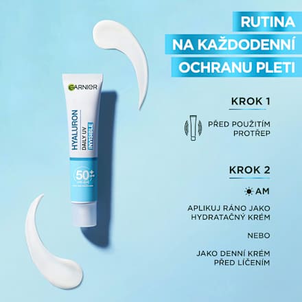 Hyaluron pleťový fluid Invisible SPF50+ GARNIER
