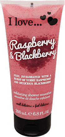 Hámlasztó tusfürdő smoothie Raspberry & Blackberry I love...