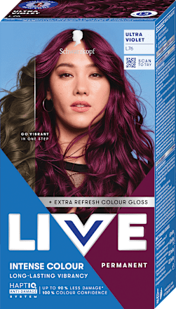 Tartós hajfesték, ultra ibolya L76 Schwarzkopf LIVE