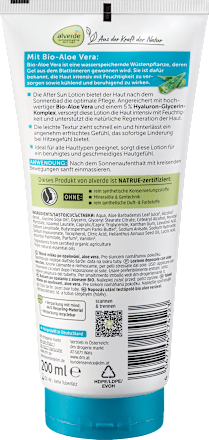 Lozione doposole con Aloe Vera Bio alverde