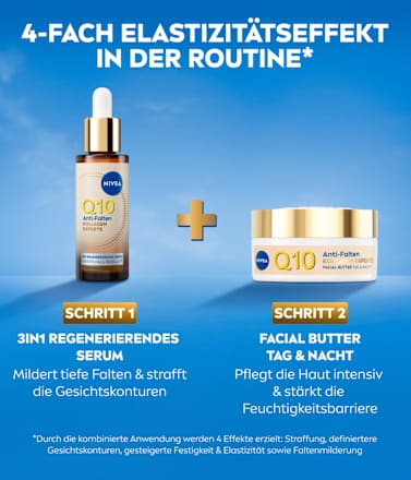 Gesichtscreme Q10 Anti-Falten Kollagen Experte Facial Butter Tag & Nacht  NIVEA