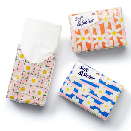 Papirnate maramice, 4-slojne, 6 x 8 kom., više vrsta Soft&Sicher